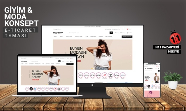 Giyim & Moda E-ticaret Modeli V1