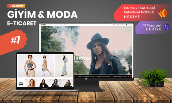 Giyim & Moda E-ticaret Modeli V7
