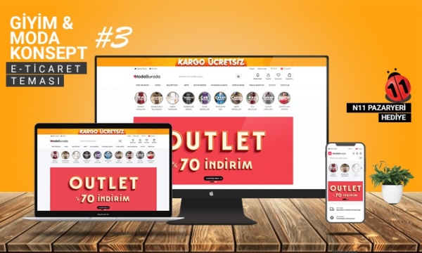 Giyim & Moda E-ticaret Modeli V3