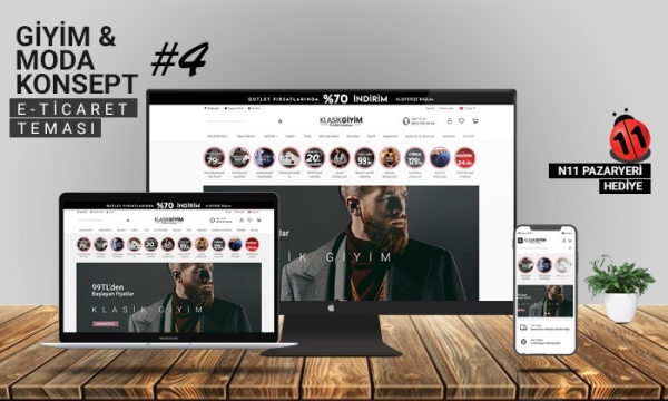 Giyim & Moda E-ticaret Modeli V4
