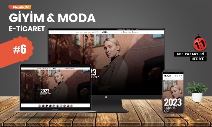 Giyim & Moda E-ticaret Modeli V6