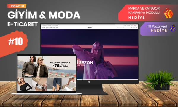 Giyim & Moda E-ticaret Modeli V10