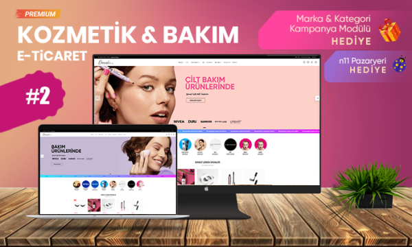 Kozmetik & Bakım E-Ticaret Modeli V2