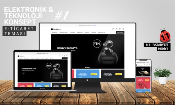 Teknoloji & Elektronik Satış E-Ticaret Modeli V1