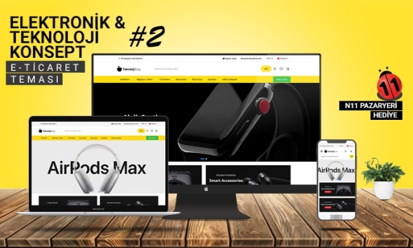 Teknoloji & Elektronik Satış E-Ticaret Modeli V2