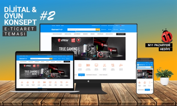 Dijital & Oyun E-Ticaret Modeli V2