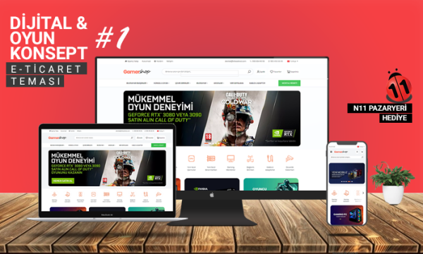 Dijital & Oyun E-Ticaret Modeli V1