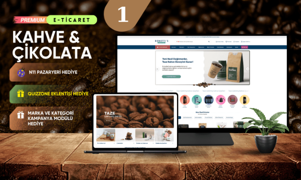 Kahve & Çikolata E-Ticaret Modeli V1