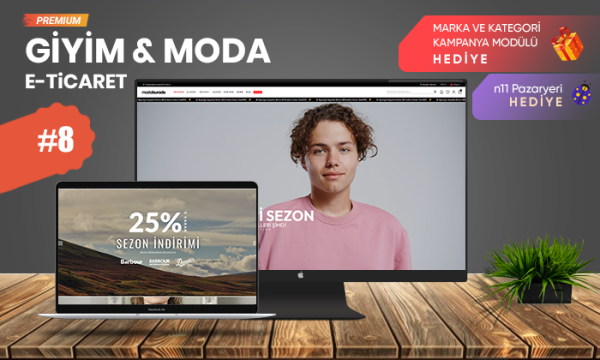 Giyim & Moda E-ticaret Modeli V8